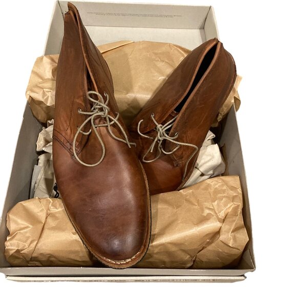 Timberline Men’s Brown Leather Chukka Ankle Boots - Picture 5 of 6